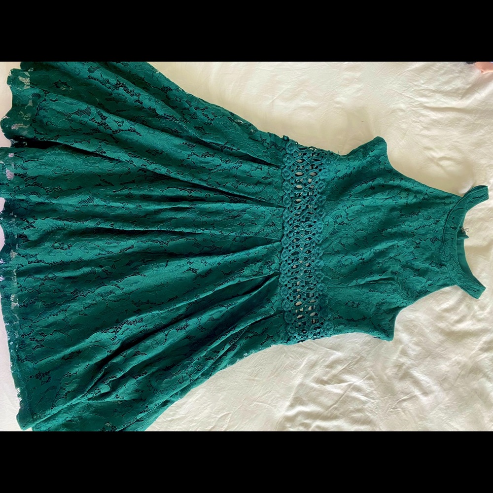 Green formal dress